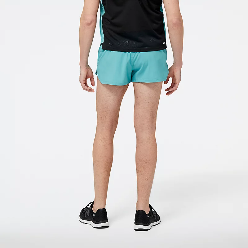 Accelerate Herren-Shorts mit 3-Zoll-Schlitz – Verwaschenes Türkis