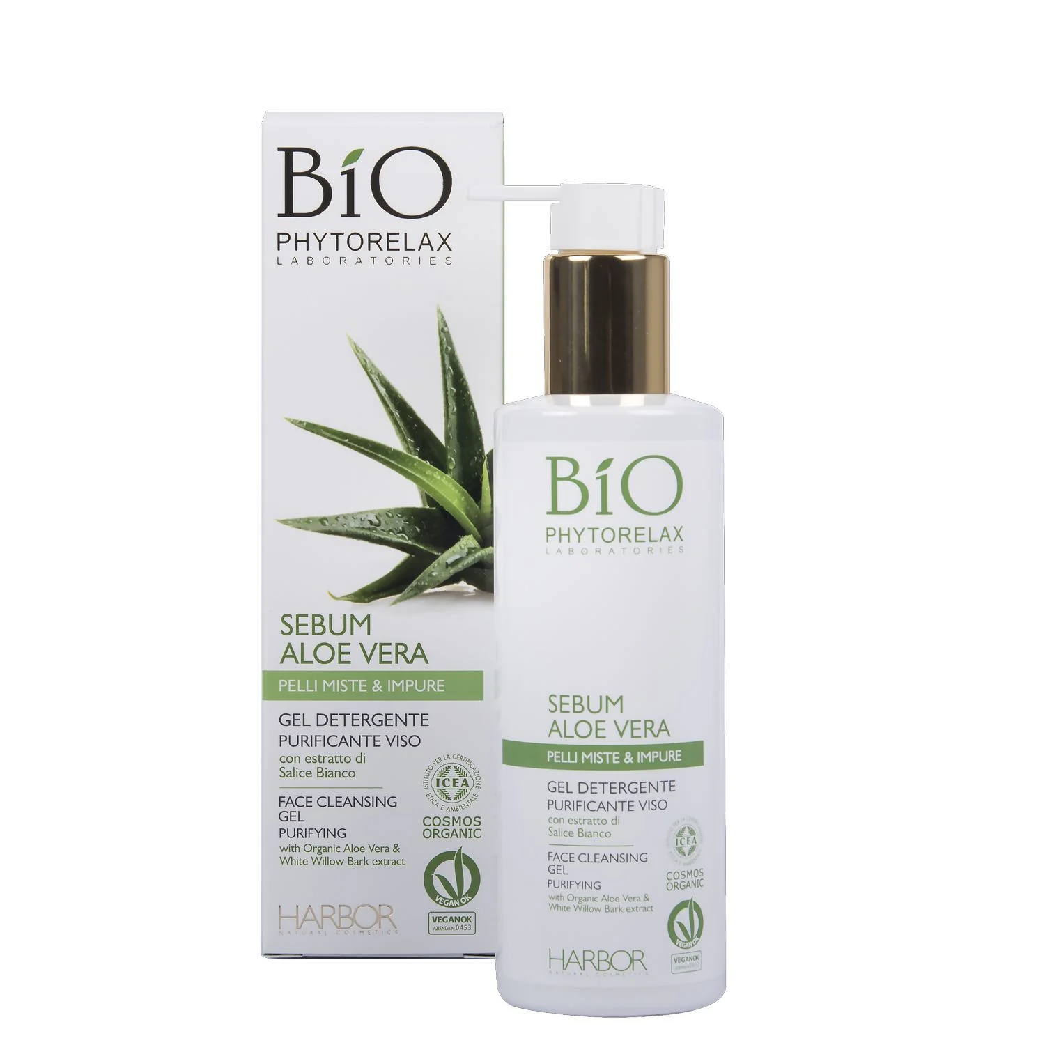 Skincare Vegan & Organic Gel Detergente Purificante Viso - Gel detergente viso
