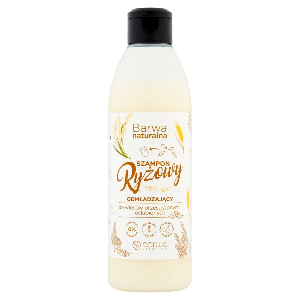 Barwa Naturalna Ryżowy Szampon do włosów