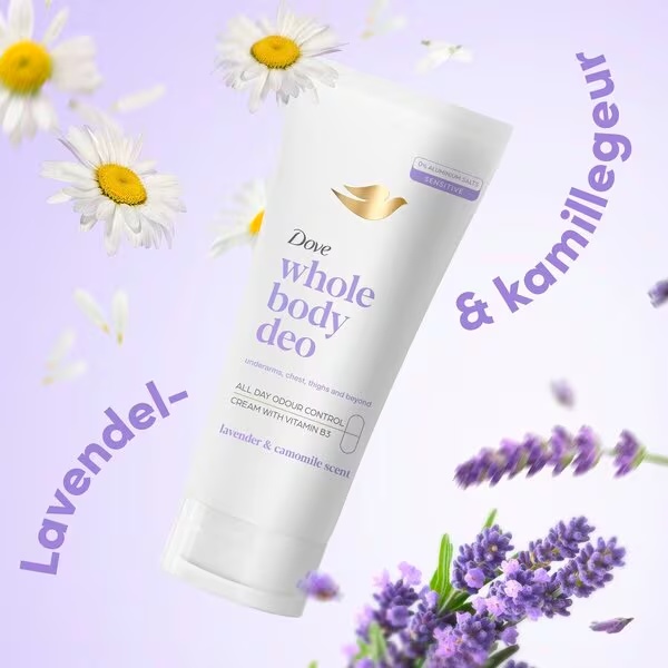 Dove dezodorans za cijelo tijelo s lavandom i kamilicom 75 ml
