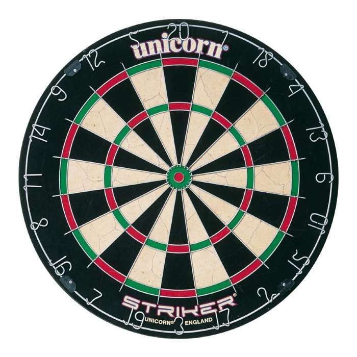 Cible striker Unicorn - Jeu de fléchettes - Diamètre 46 cm - Epaisseur 4,4 cm