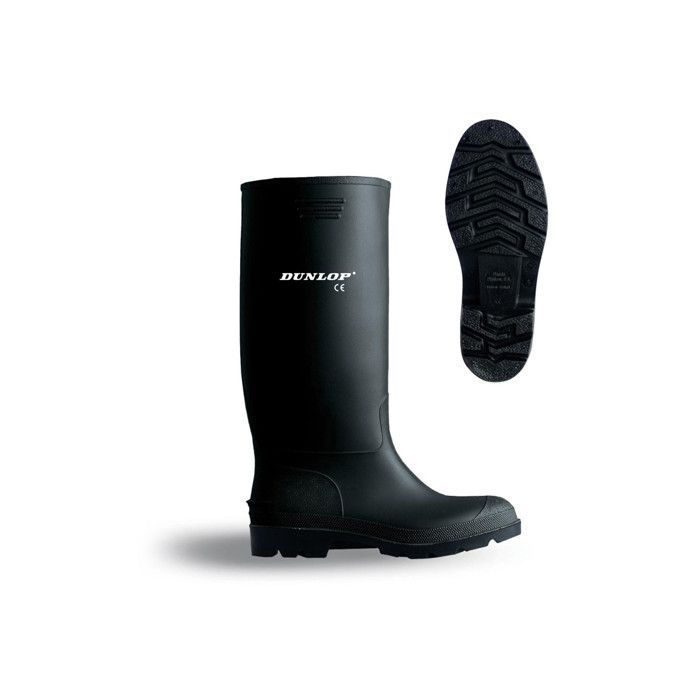 Botas de trabajo Dunlop Pricemastor de PVC - Negras - Talla 41