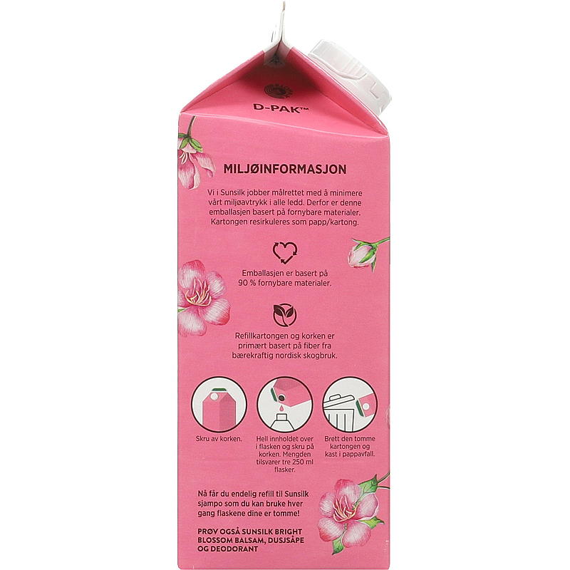 Sunsilk Shampoo 750 ml navulling Blossom Sunsilk