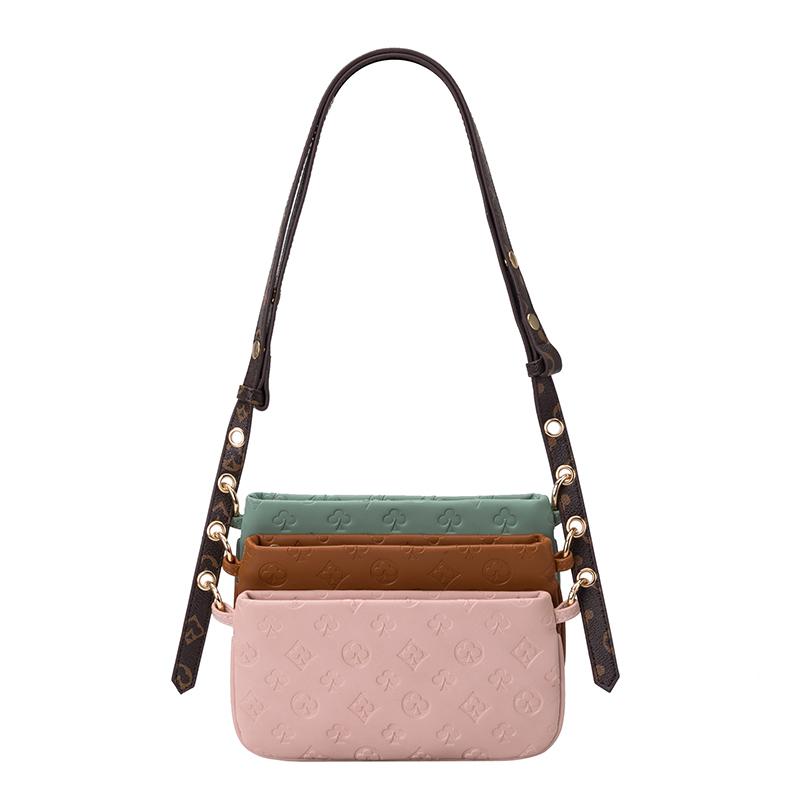 Combinazione di più borse di lusso da donna, borsa a tracolla da donna in stile europeo e americano, borsa a tracolla in PU di alta qualità