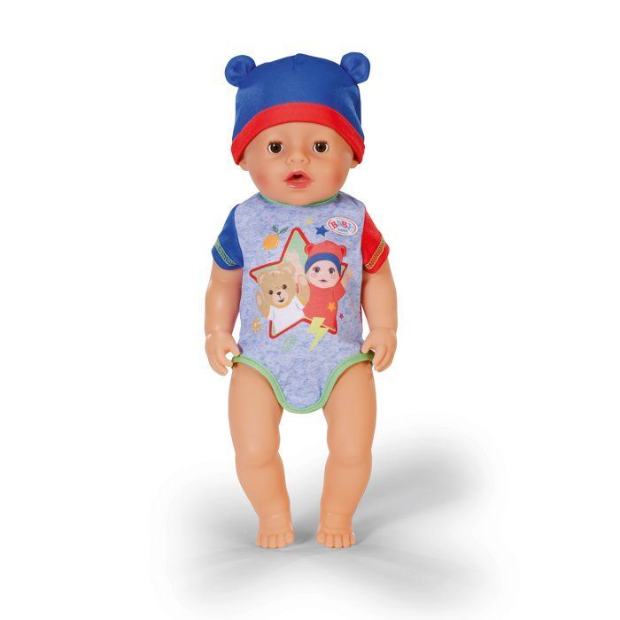 Baby Doll - Jonas - 10 Realistic Functions - 10 Accessories - Blue and Red - 43cm - Ages 3+