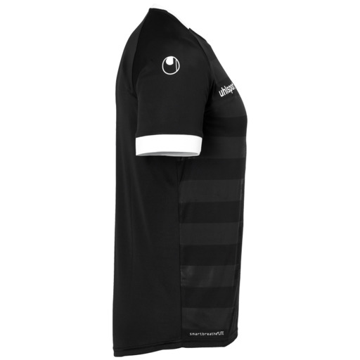 Maillot Division II à manches courtes Noir/blanc Uhlsport