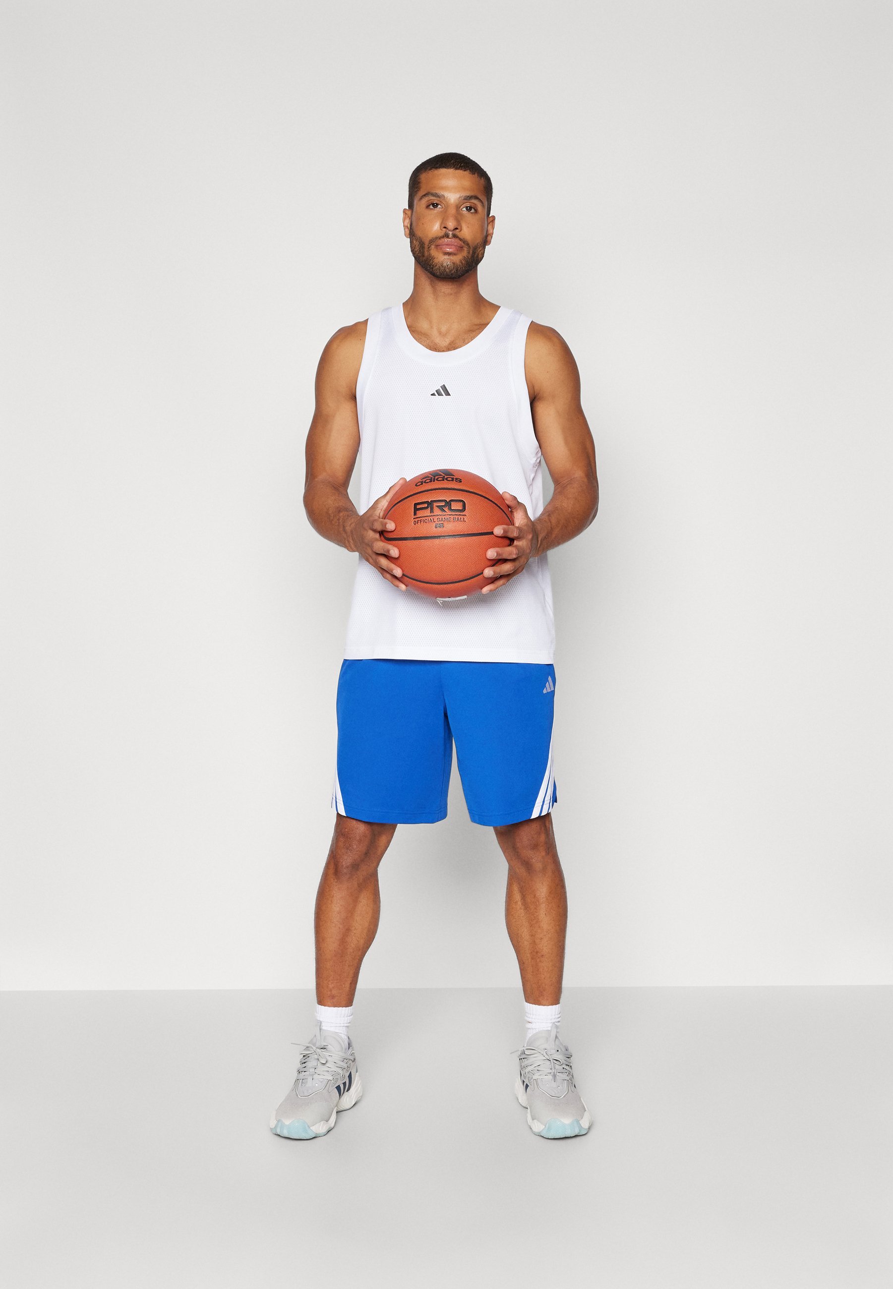 adidas Performance 3-STRIPES - Sportshorts - team koningsblauw/wit