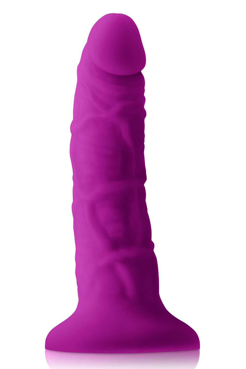 NS Novelties NS Novelties Pleasures Thin 5 Inch Dildo Purple