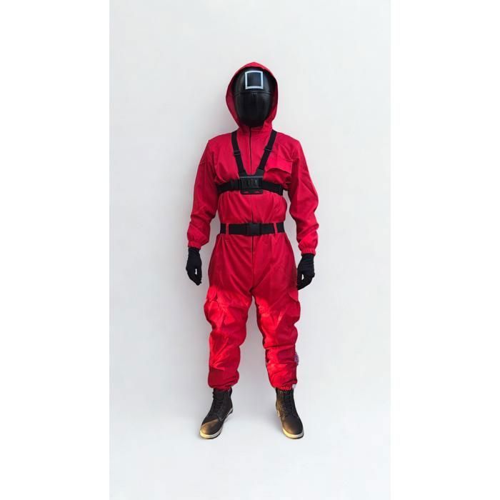 Costume Squid Game complet, Ensemble Jeu De Calmar, Cosplay, Outfit, Joueur squid game, Garde