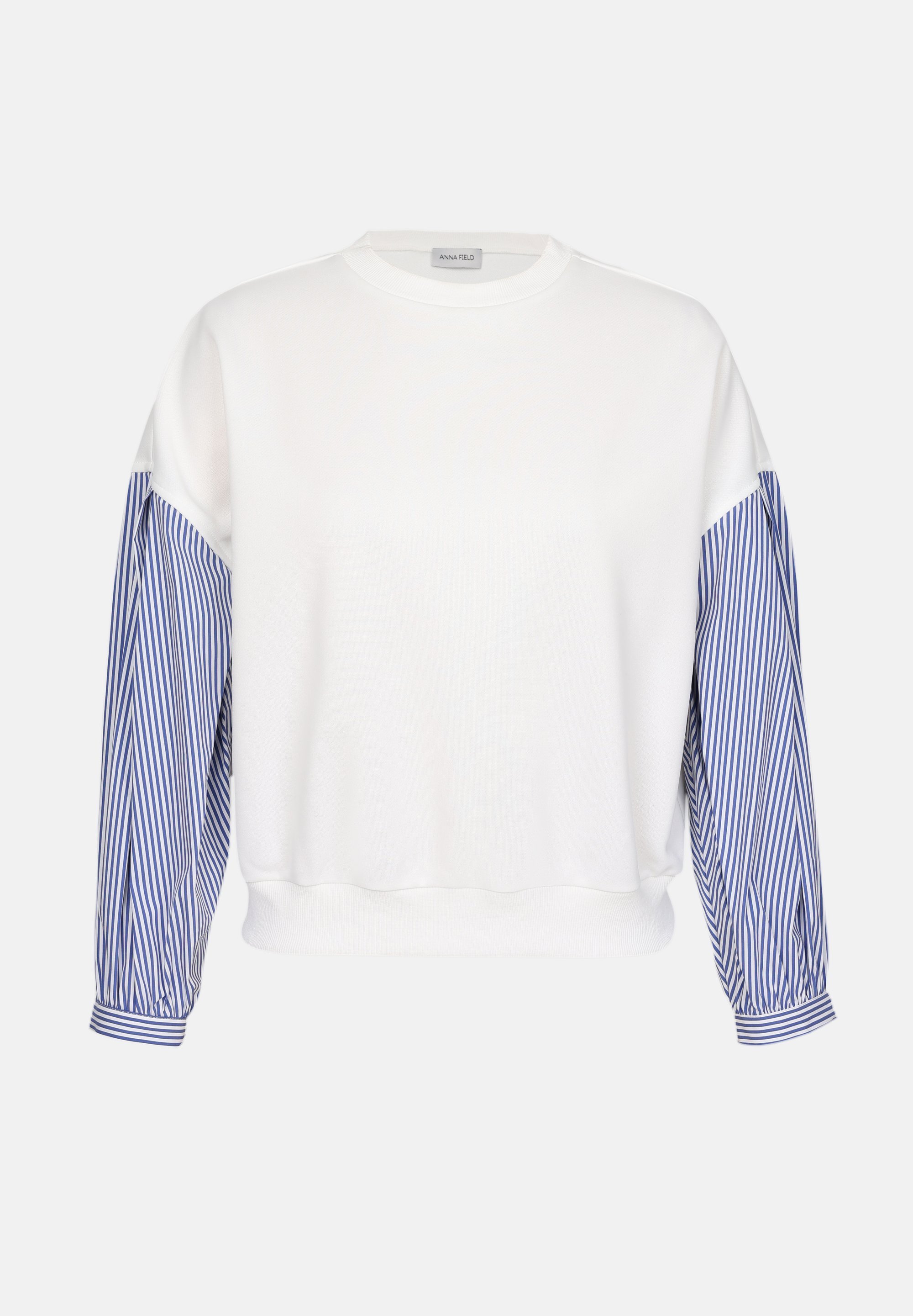Sweat-shirt Anna Field - blanc/bleu