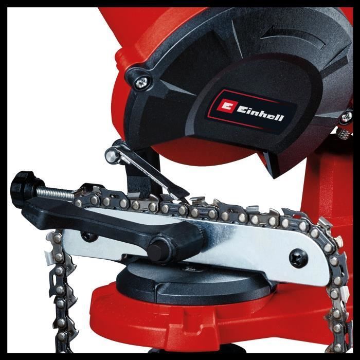 Afilador de cadena para motosierra Einhell GC-CS 85 E (85 W, grosor de la muela abrasiva: 3,2 mm). Incluye 1 muela abrasiva.