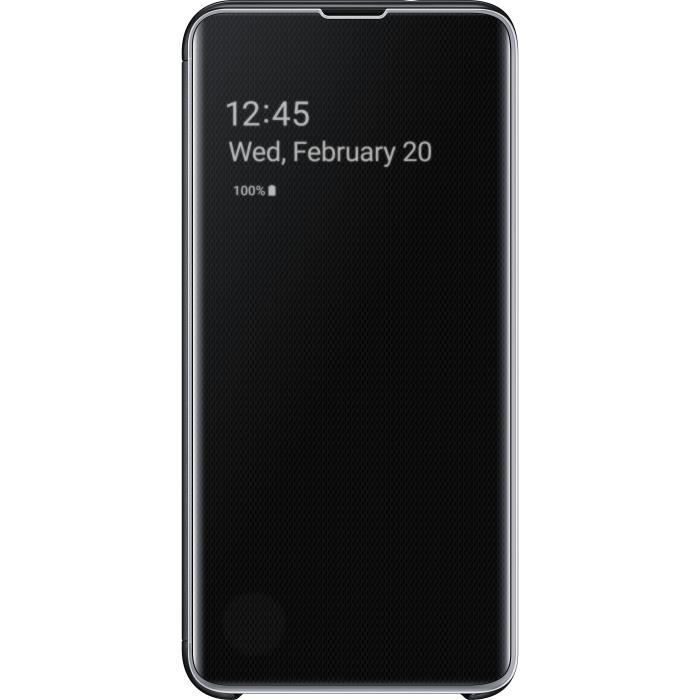 Samsung Clear View hoesje S10e - Zwart