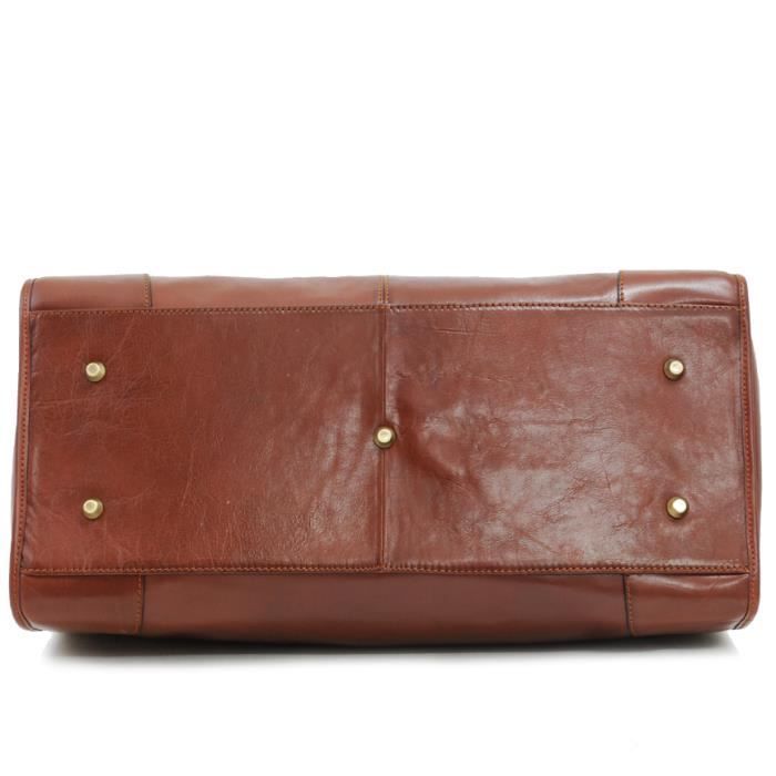 Sac de voyage Doctor Bag en Cuir - Marron