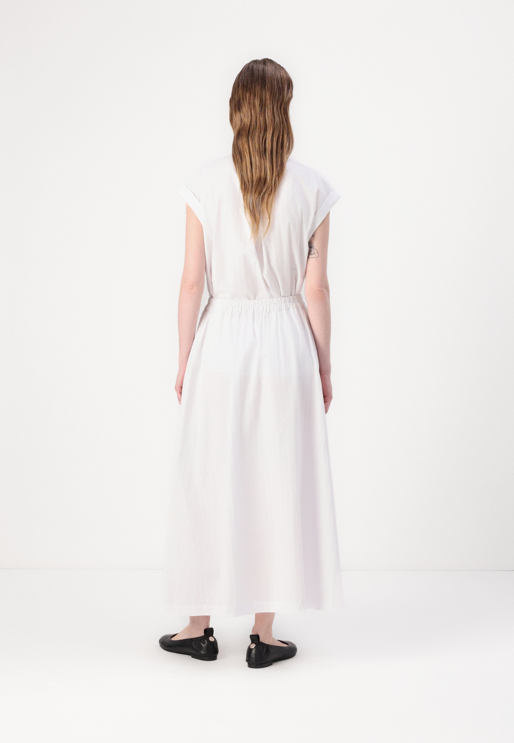 Samsøe Samsøe TINA SKIRT - Maxirok - wit