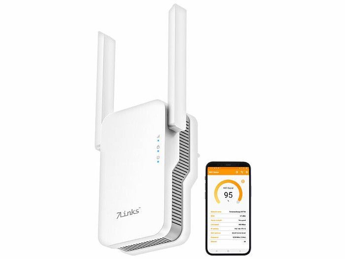 WiFi 6-repeater - 7Links - WLR-3000.ax - 3000 Mbps - Dual Band - Mesh-functie