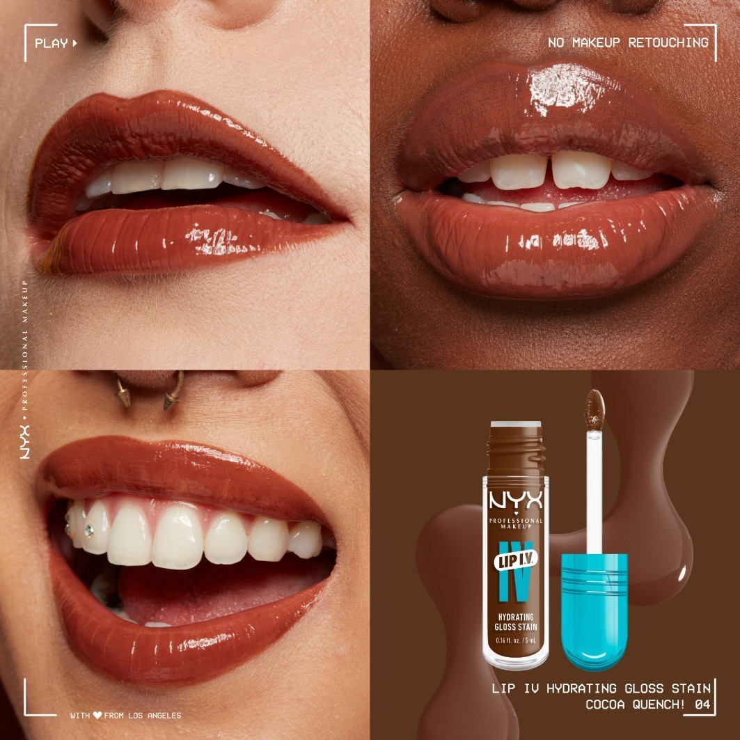 NYX Professional Makeup lūpų blizgis Lip IV - 5 ml