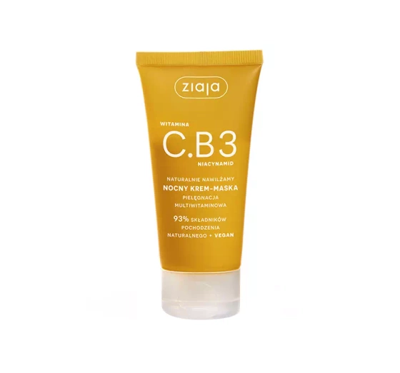 Ziaja Witamina C. B3 Niacynamid nocny krem-maska do twarzy 50ml