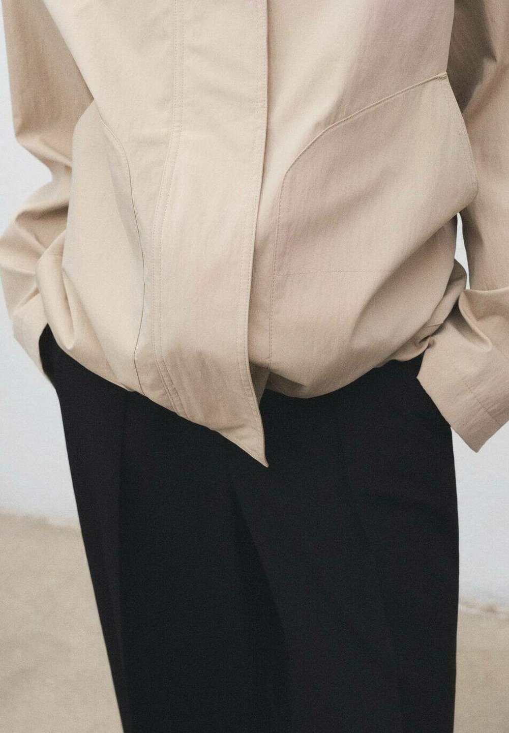 Manteau court Mango - sable