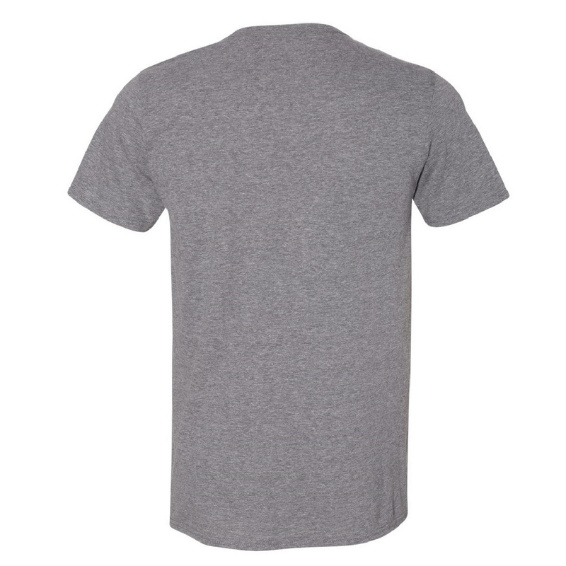  Basis blød kortærmet T-shirt 100% bomuld med tyk bomuld Gildan