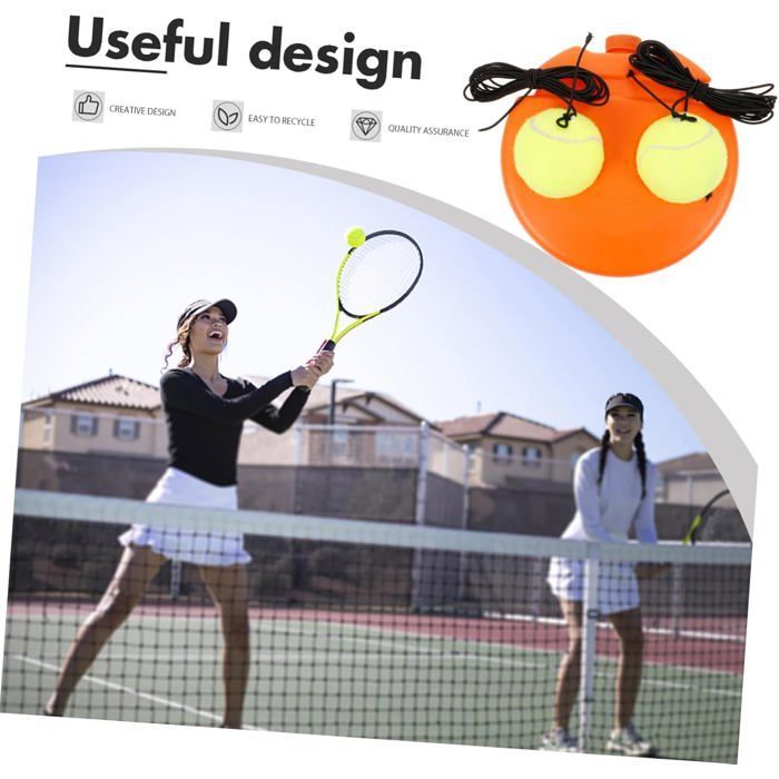 Nylon tennis trainer, basic training equipment, self-training tool, individual equipment label