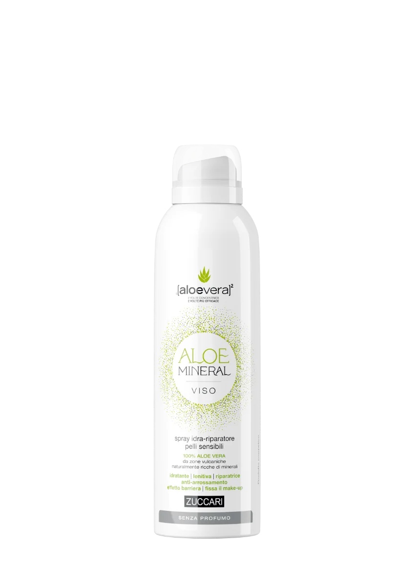 ZUCCARI Spray rafraîchissant visage à l'aloeminéral 150 ml