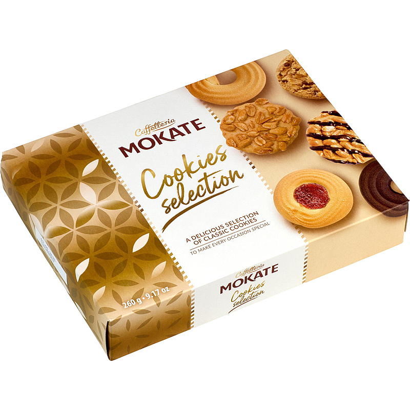 Mokate-keksit 260 g valikoima