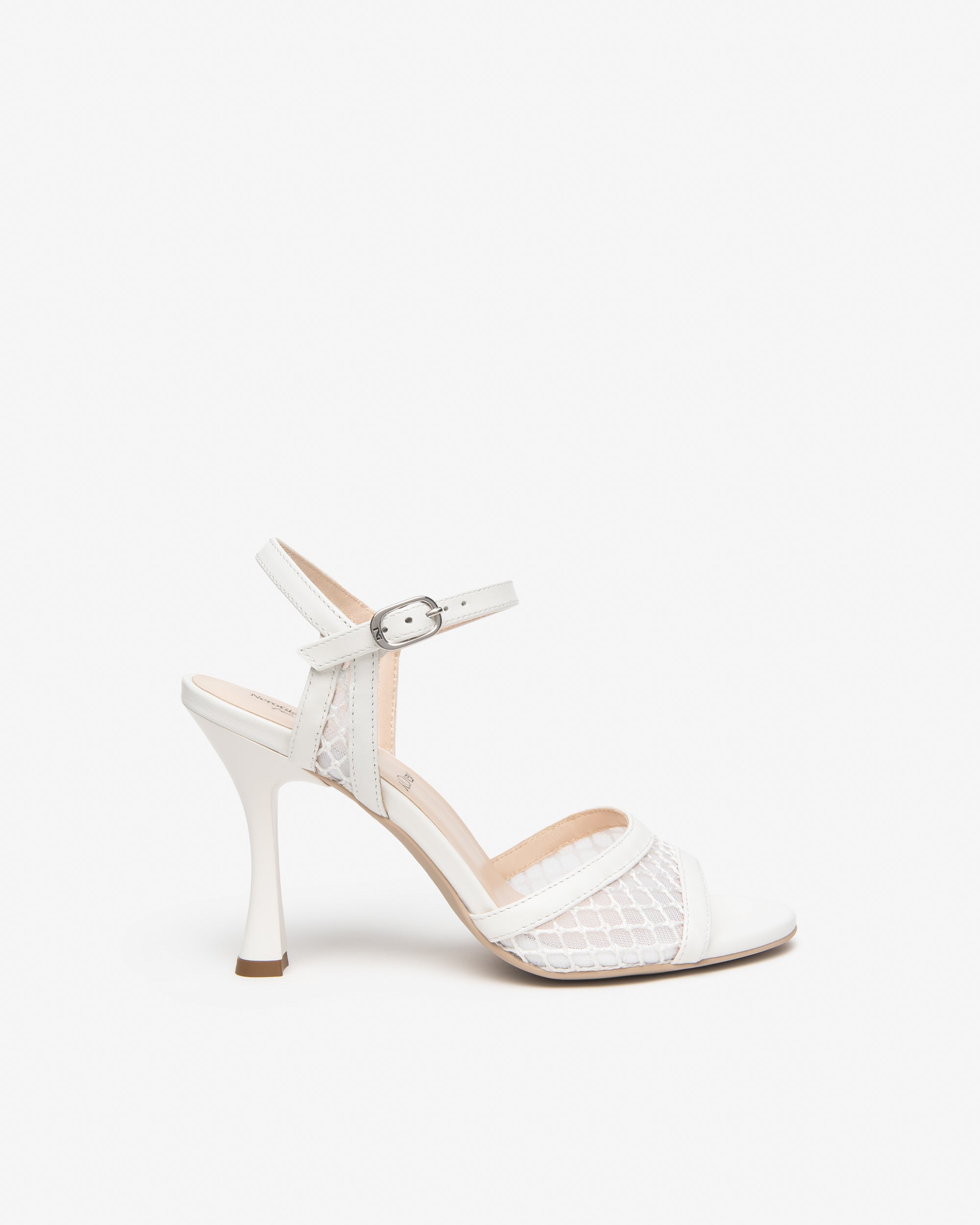  Damen-Sandalen aus Leder und Canvas