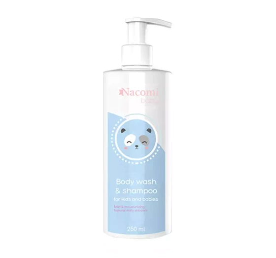Nacomi Baby Body Wash & Shampoo emulsja do mycia dla dzieci i niemowląt 250 ml