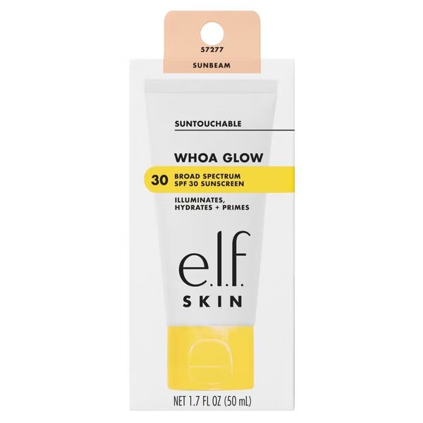 Elf Skin Suntouchable Whoa Glow krema za sunčanje SPF30 50 ml