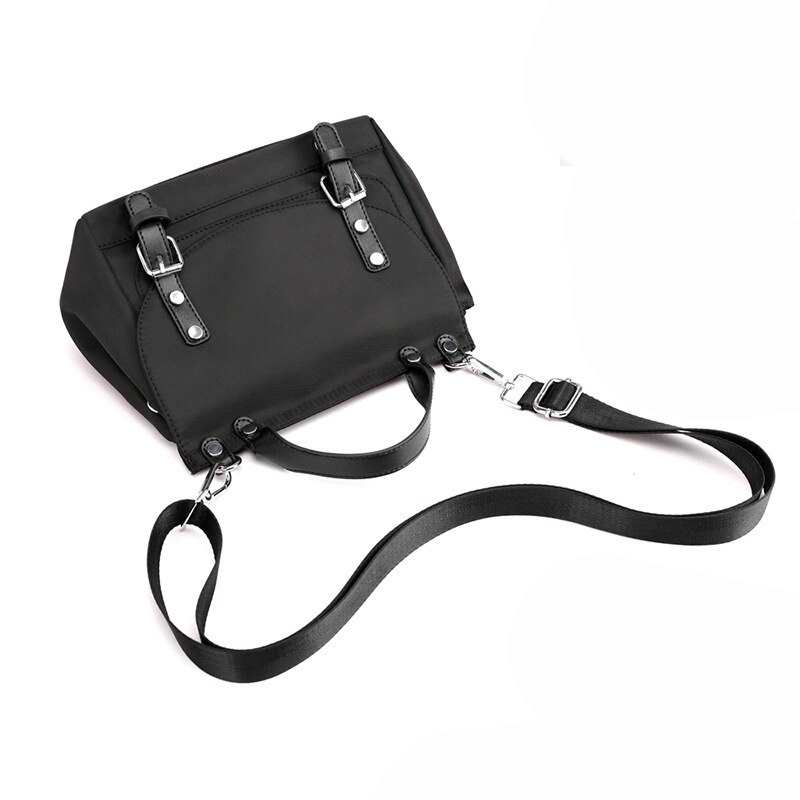 Borsa da spiaggia estiva da donna, piccola borsa a mano da ragazza, mini borsa a tracolla in nylon, borsa tote da donna in tinta unita, borsetta a tracolla, set di pochette