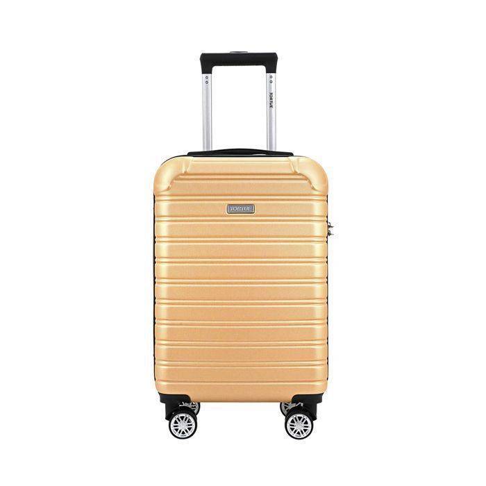 Valise Cabine 55×35×20 cm – Valise Rigide en ABS Légère Anti-Choc avec Serrure à Code et 4 Roulettes – Compatible Ryanair – orange
