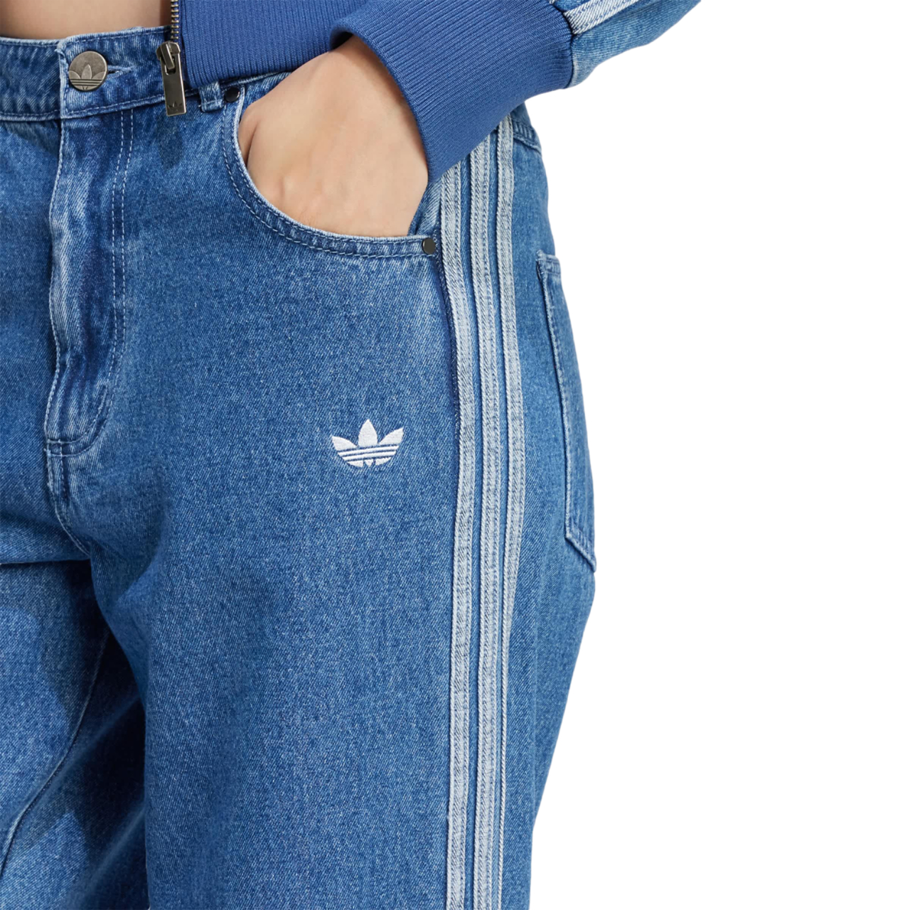 Adidas Adicolor Denim 3-raitaiset verryttelyhousut