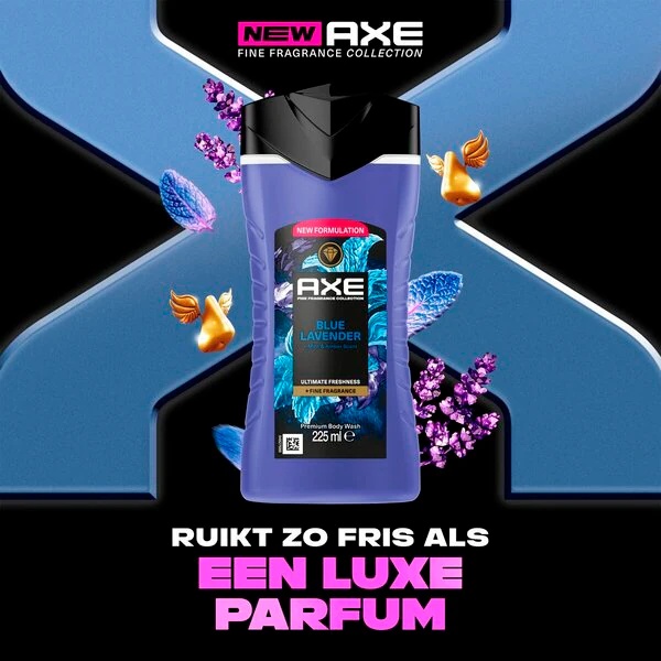 Axe Fine Fragrance Blue Lavender Gel za tuširanje<br>225ml