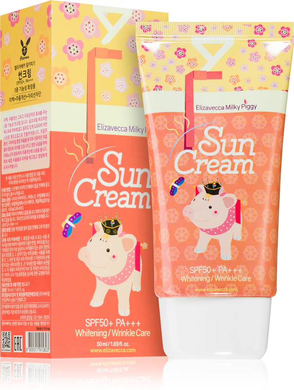 Protetor solar iluminador Elizavecca Milky Piggy FPS 50+