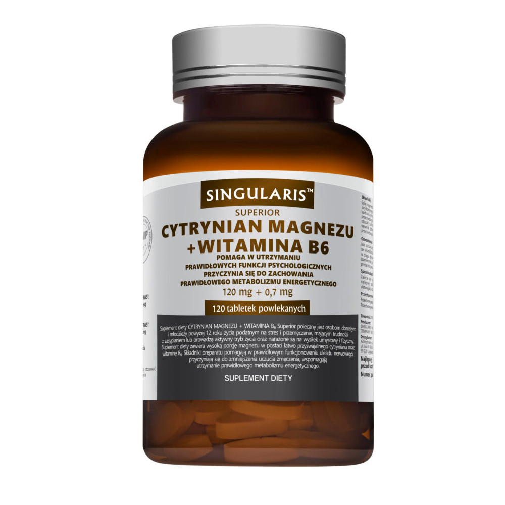 Singularis Magnesium Citrat + Vitamin B6