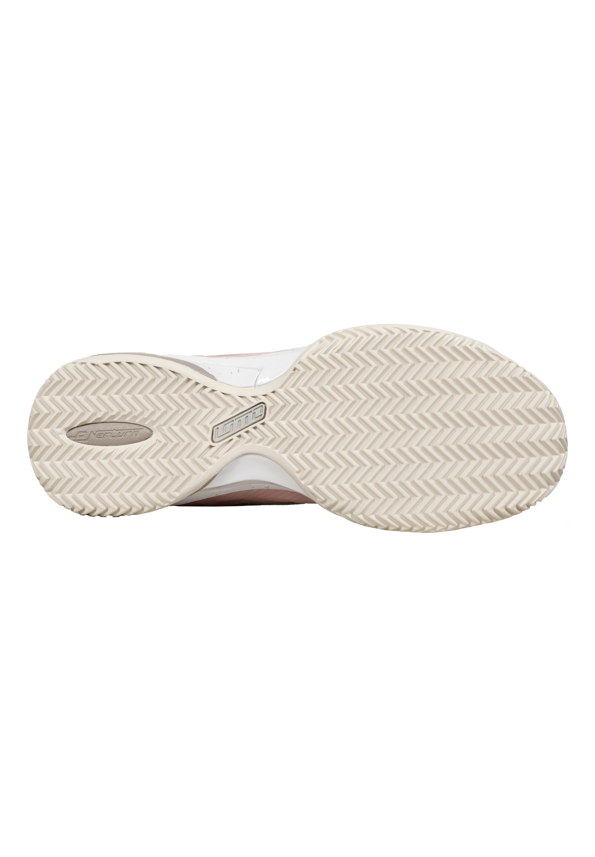 Lotto MIRAGE 300 III - Tenisové topánky na viacero kurtov - biela aprikovo šedá