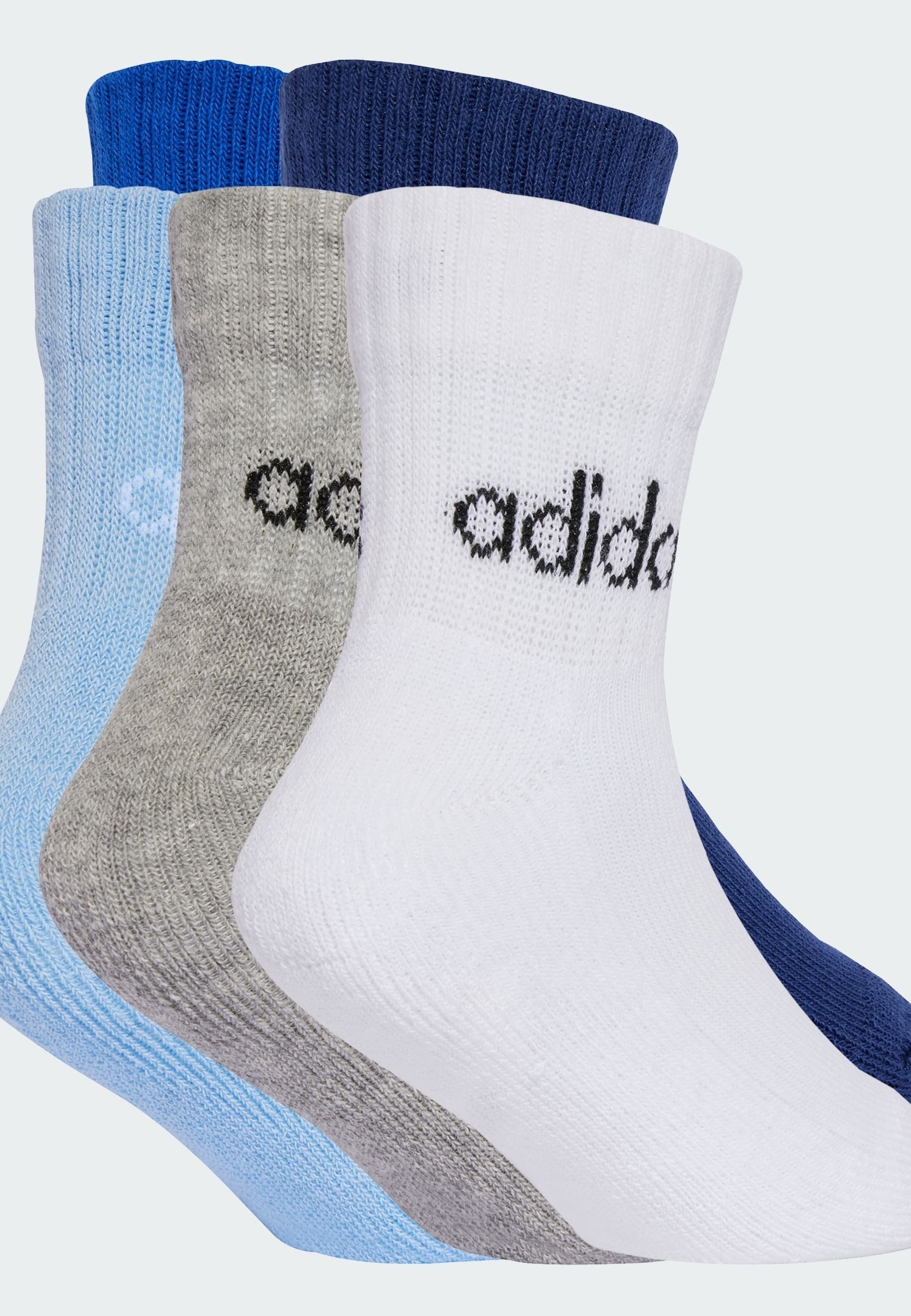 adidas Performance UNISEX 5-PACK - Sportsokken - donkerblauw, koningsblauw, lichtblauw, middengrijs gemêleerd