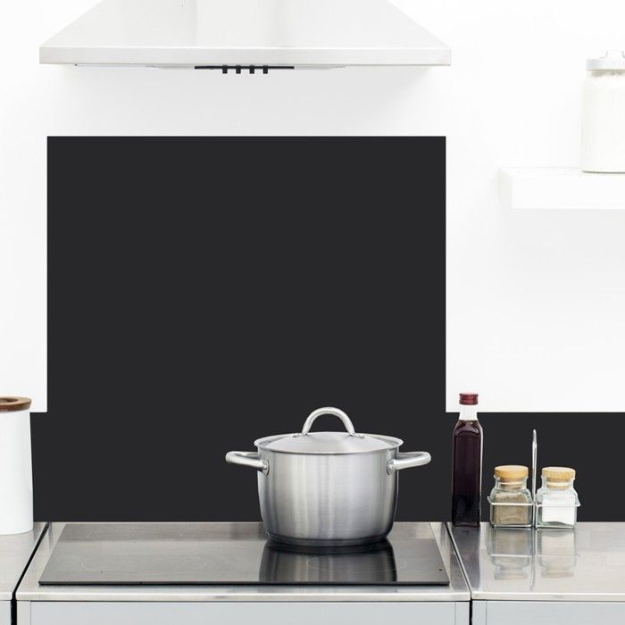 Crédence cuisine en aluminium - effet ardoise gris RAL7016 - 200x20 cm (en 2 bandeaux) - 99 Déco