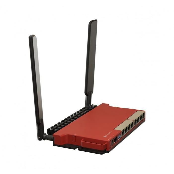 Mikrotik L009UiGS-2HaxD-IN Single-Band Gigabit Ethernet Wireless Router (2.4 GHz) Red