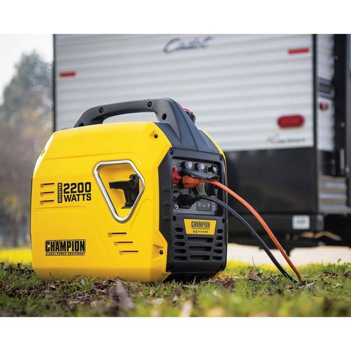 Silent 2200W Inverter Generator with 79cc 4-Stroke Petrol Engine - CHAMPION AVR Protection - 10+ Hour Run Time