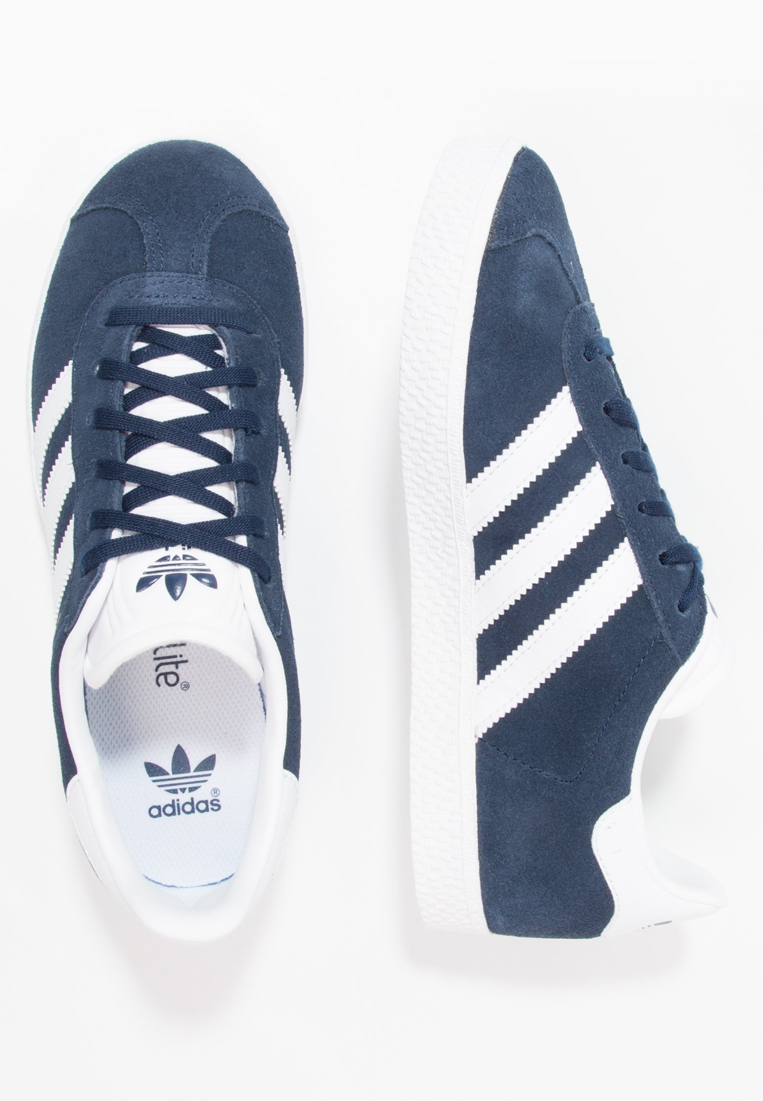adidas Originals GAZELLE UNISEX - Joggesko - collegiate navy/footwear white