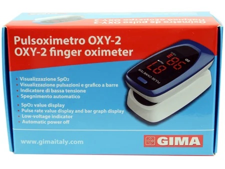 Oxímetro de pulso de dedo GIMA Oxy-2