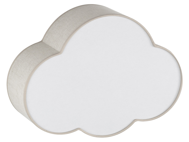 Lampa sufitowa dziecięca Cloud 2-punktowa tkaninowa beżowa