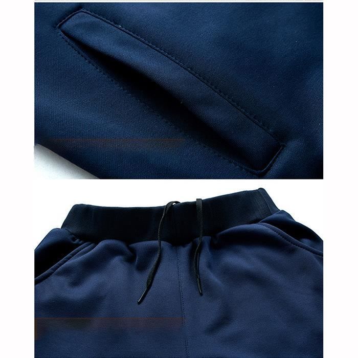 Conjunto de chándal para hombre FUNMOON (chaqueta + pantalón), sudadera lisa y top.