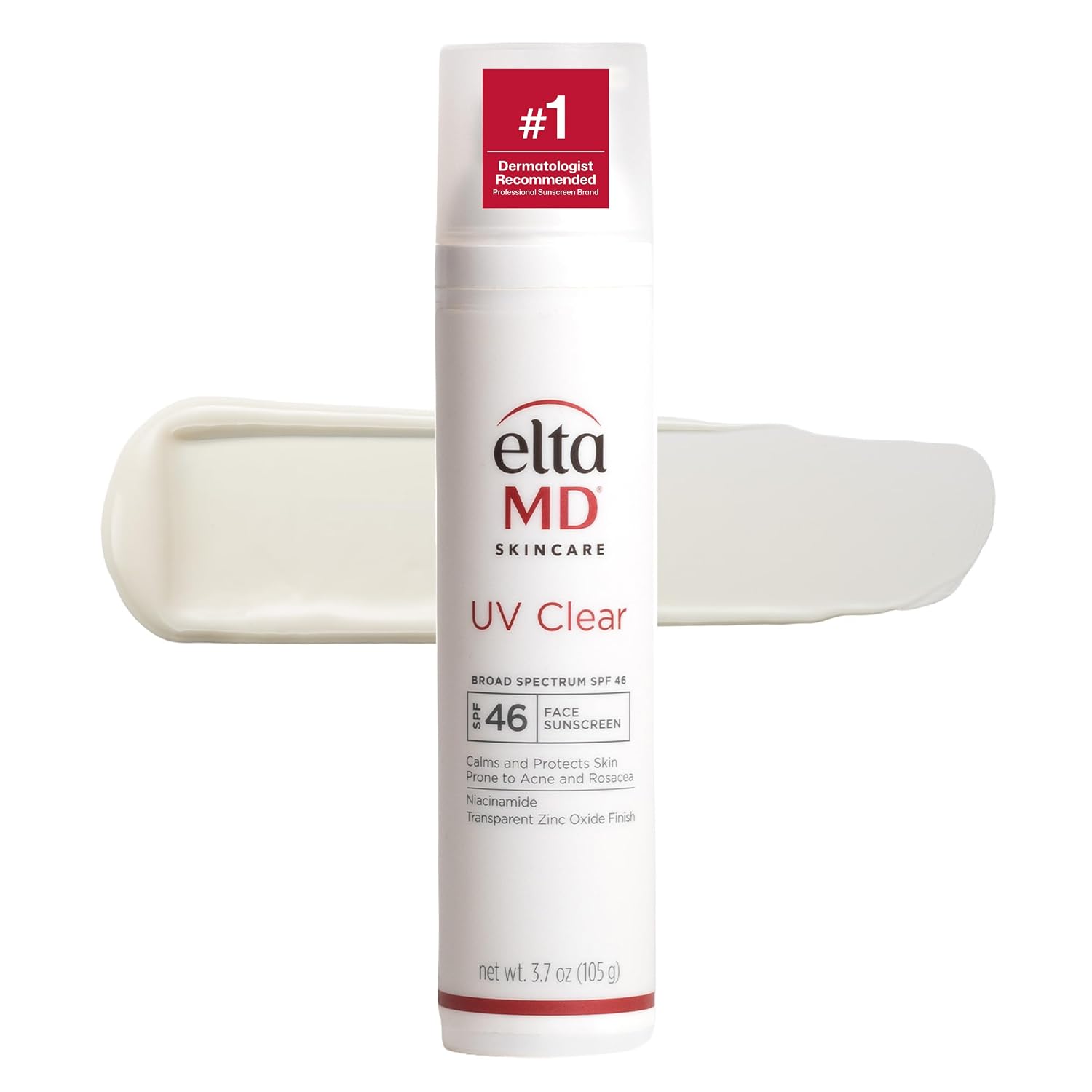 EltaMD UV Clear Face Sunscreen SPF, Oil-Free Sunscreen with Zinc Oxide, Dermatologist Recommended