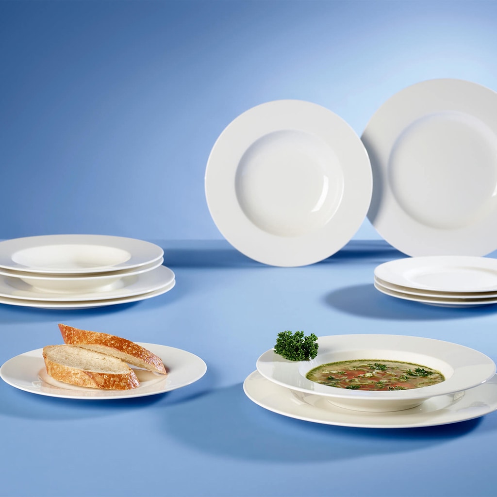 Service de table Villeroy & Boch, 12 pièces, coloris : EC Wonderful World White – 1 pièce