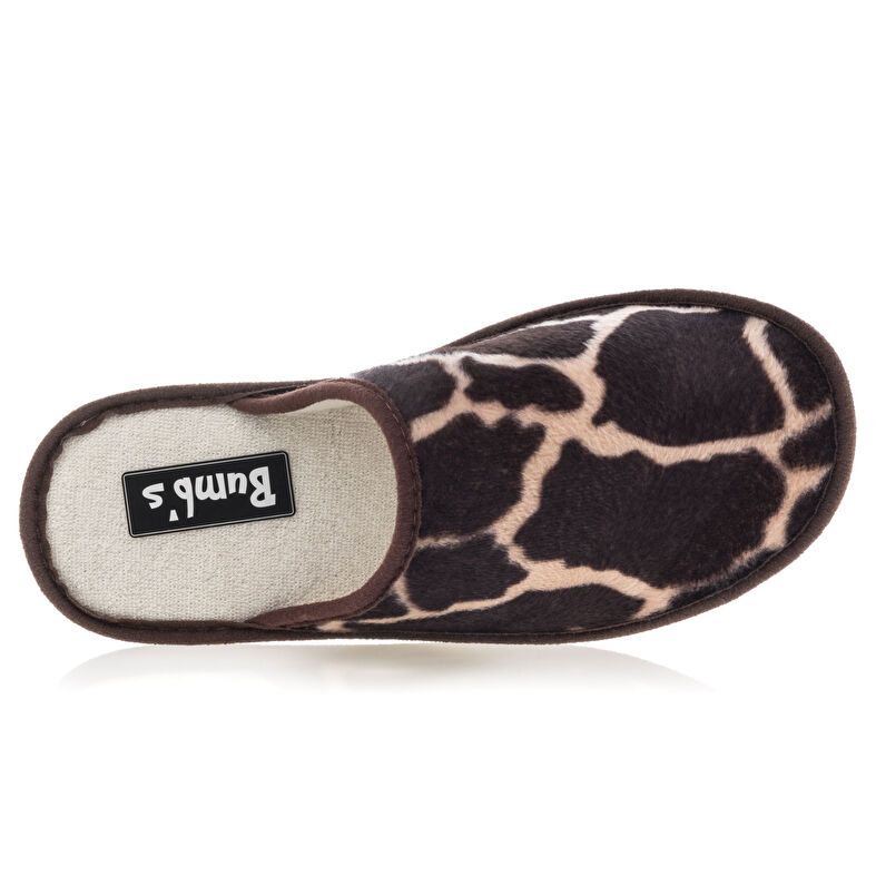 Pantuflas marrones para mujer