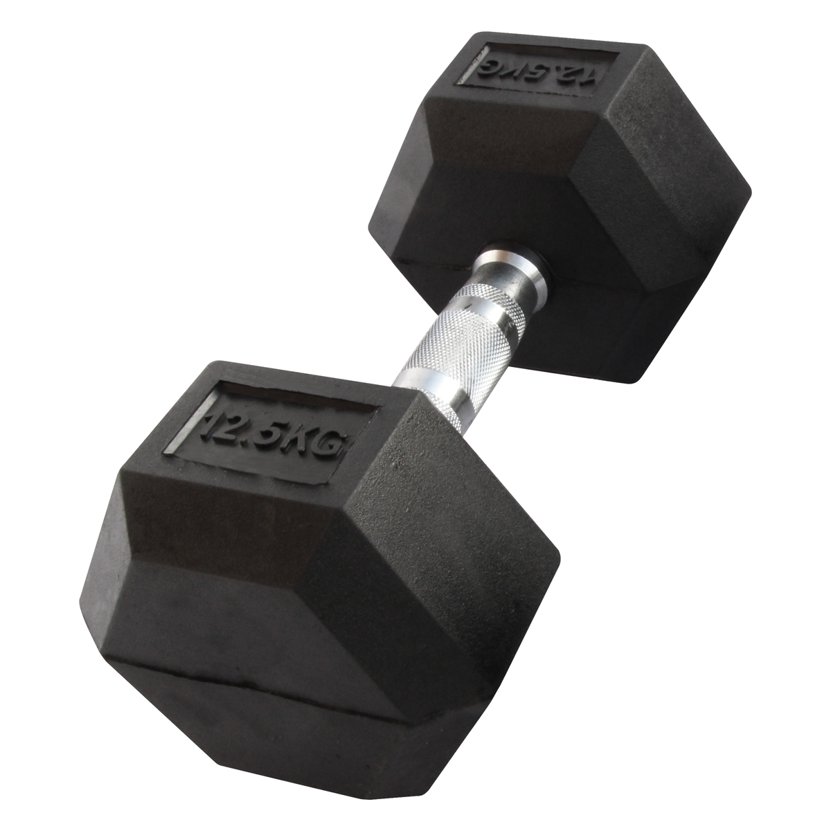 Gladiatorfit 12,50 kg sechseckige Gummihantel