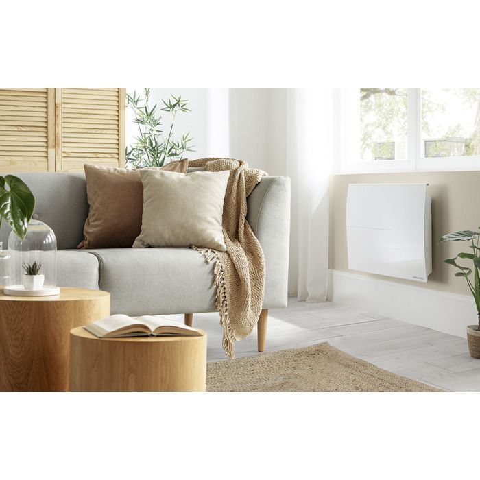 Radiador de calor horizontal digital ATLANTIC Sokio de 750 W, color blanco, modelo 503108