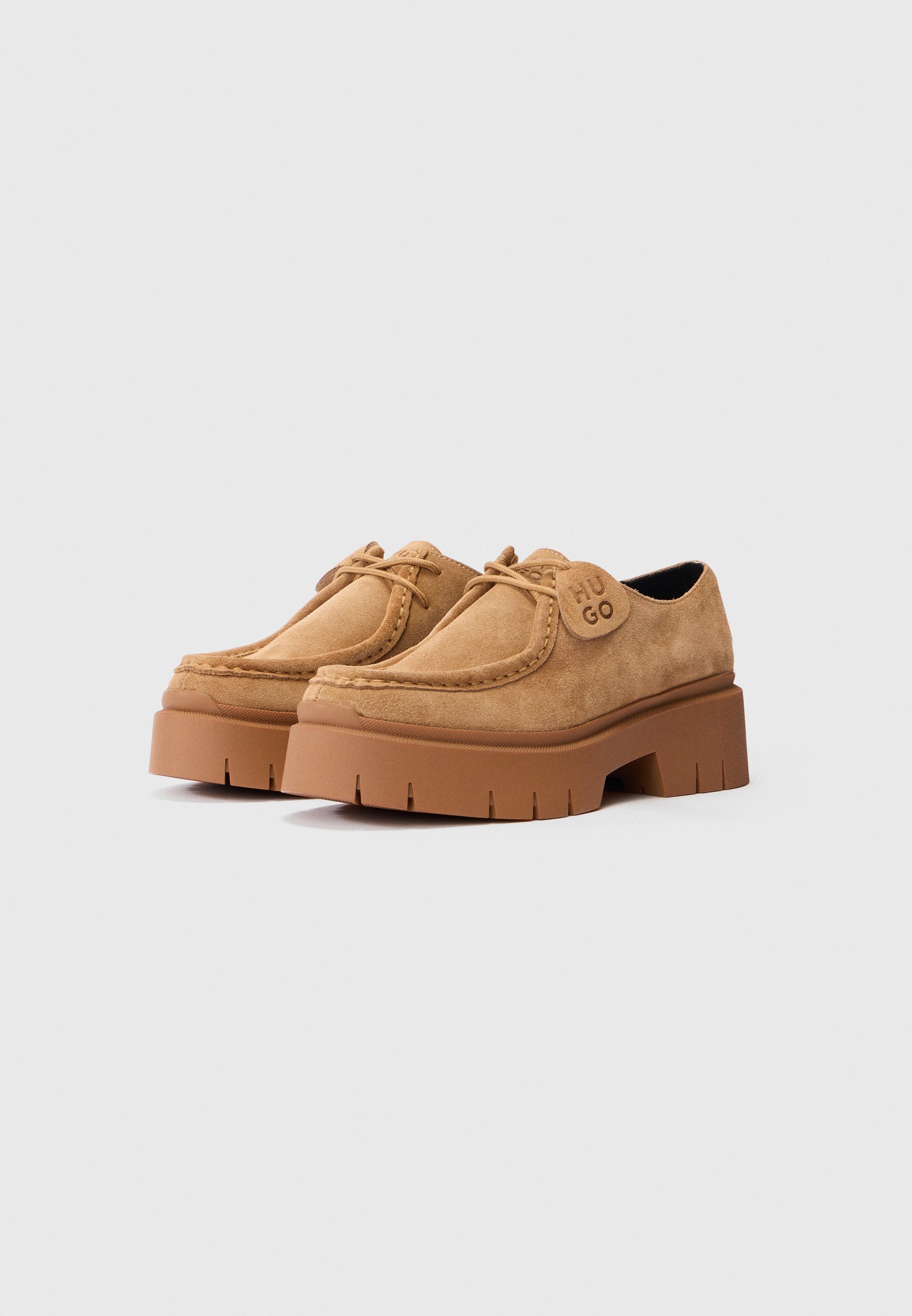 HUGO KRIS - Chaussures à lacets - marron clair